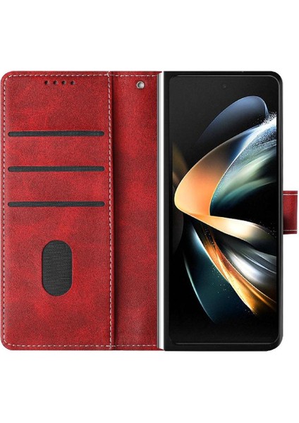 Samsung Galaxy Z Için Flip Case ile 4 5g Kickstand Saf Renk Kat (Yurt Dışından)