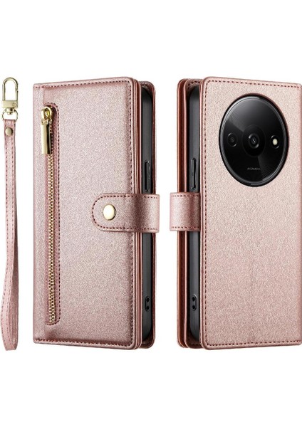Xiaomi Redmi A3 Için Flip Case Çok Fonksiyonlu Standı Iş Crossbody (Yurt Dışından)