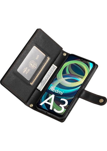 Xiaomi Redmi A3 Için Flip Case Çok Fonksiyonlu Standı Iş Crossbody (Yurt Dışından) indirimleri