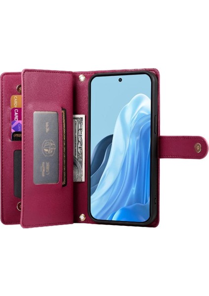 Samsung Galaxy M35 Cüzdan Çok Fonksiyonlu Iş Standı Için Flip Case (Yurt Dışından)