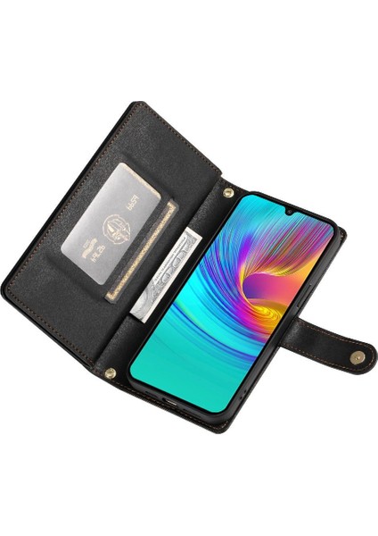 Samsung Galaxy A16 Için Flip Case Standı Crossbody Kayış Iş Cüzdan (Yurt Dışından)