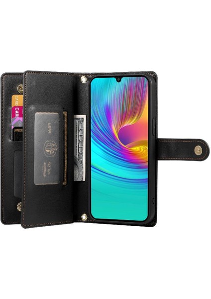 Samsung Galaxy A16 Için Flip Case Standı Crossbody Kayış Iş Cüzdan (Yurt Dışından)