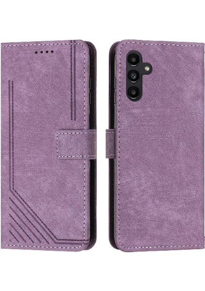 Samsung Galaxy M35 5g Kart Ekleme Pu Deri Cüzdan Için Flip Case (Yurt Dışından)