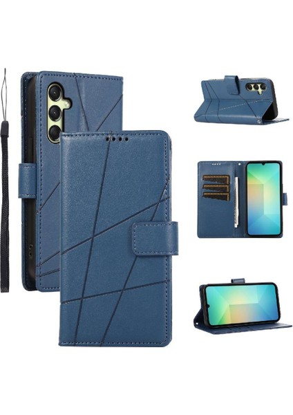 Mays Shop Samsung Galaxy A16 Şok Emici Darbeye Üç Kart Için Flip Case (Yurt Dışından)