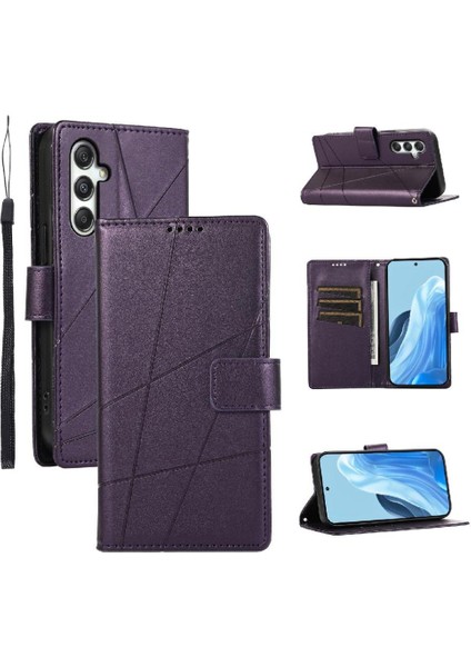 Samsung Galaxy M35 Darbeye Üç Kart Yuvaları Şok Için Flip Case (Yurt Dışından)