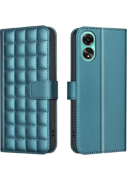 Oppo A78 4g Pu Deri Iş Için Flip Case Basit Tarzı Kart Yuvaları (Yurt Dışından)