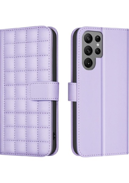 Samsung Galaxy S22 Ultra Kart Yuvaları Tutucu Iş Için Flip Case Basit (Yurt Dışından) indirimleri