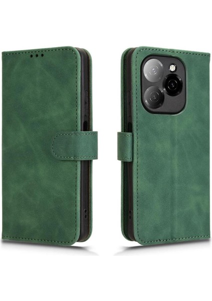 Tecno Spark 20 Pro 5g Kickstand Yan Toka Cüzdan Kartı Için Flip Case (Yurt Dışından)