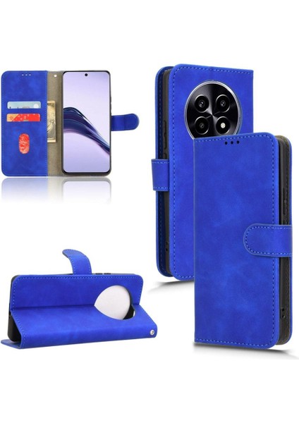 Realme 13 Pro Kickstand Cüzdan Pu Deri Kart Yuvaları Için Flip Case (Yurt Dışından)