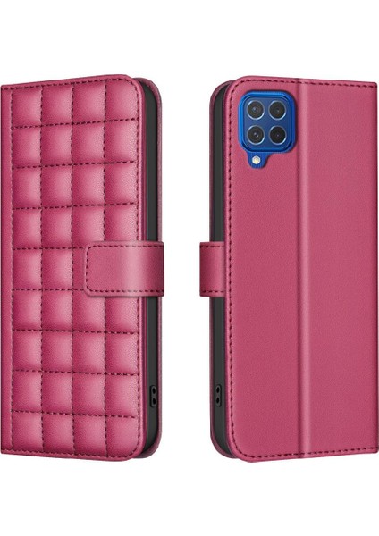 Samsung Galaxy A12 Için Flip Case Kart Yuvaları Tutucu Koruyucu Cüzdan Pu (Yurt Dışından)