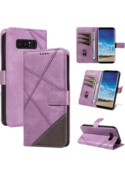 Elmas Dikiş Yüksek Kalite ile Samsung Galaxy Not 8 Için Flip Case (Yurt Dışından)