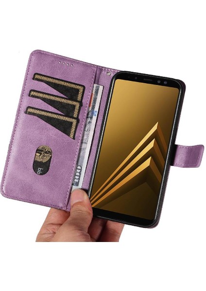 Samsung Galaxy A8 2018 Yüksek Kaliteli Deri Telefon Koruma Için Flip Case (Yurt Dışından) modelleri