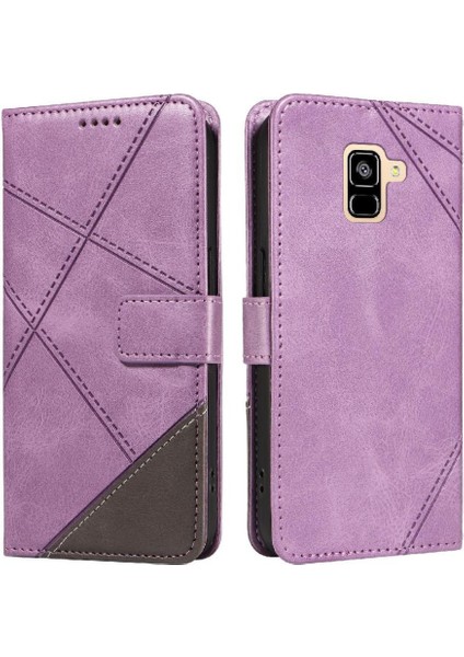 Samsung Galaxy A8 2018 Yüksek Kaliteli Deri Telefon Koruma Için Flip Case (Yurt Dışından) fırsatları