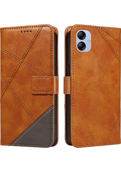 Elmas Dikiş ile Samsung Galaxy A04E ve Kart Yuvası Için Flip Case (Yurt Dışından)