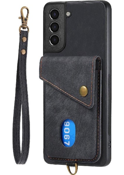 Samsung Galaxy S21 Ayrılabilir Kordon Kart Yuvası Manyetik Kapatma Için Kılıf (Yurt Dışından) fırsatları