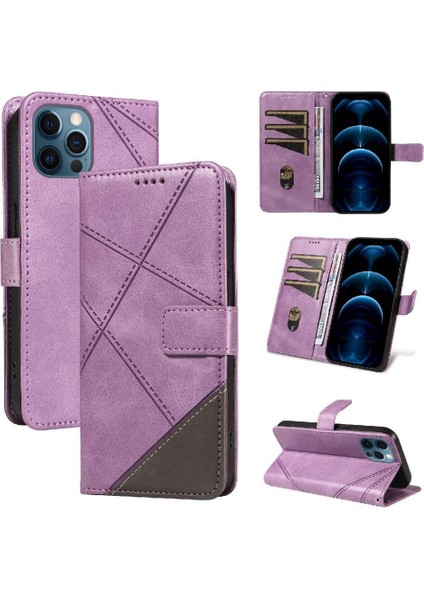 IPhone 12 Için Flip Case Pro Max ve Kart Yuvası Deri Telefon Koruma (Yurt Dışından)