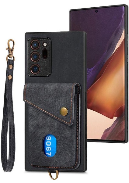 Samsung Galaxy Not 20 Için Kılıf Ultra Premium Deri Manyetik Kapatma (Yurt Dışından)