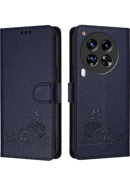 Tecno Camon 30 Premier 5g Için Kılıf Cüzdan Kapak Çevirin Kart Yuvası Tutucu Kedi (Yurt Dışından) indirimleri