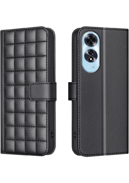 Oppo A60 4g Iş Basit Tarzı Pu Deri Koruyucu Kart Için Flip Case (Yurt Dışından)