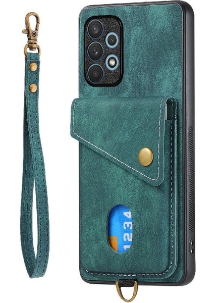 Samsung Galaxy A32 4g Çok Fonksiyonlu Premium Deri Kart Yuvası (Yurt Dışından) fırsatları
