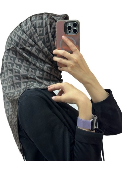 Aker Ipek Krep Saten Eşarp 8912701