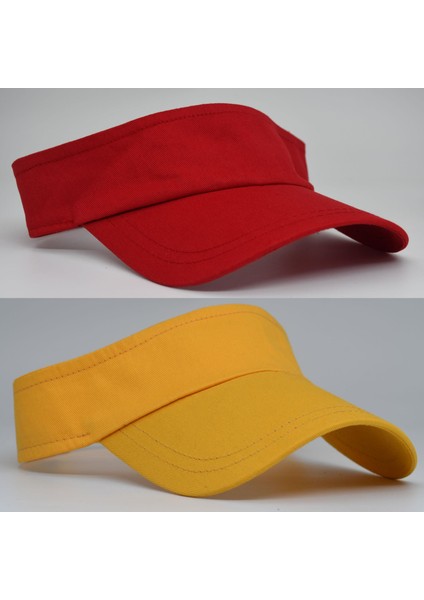 Uv Koruyuculu Unisex Siperlikli Tenisci Şapka 2'li Set