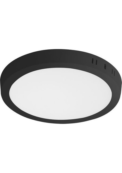 18 Watt Yuvarlak Metal Kasa 6500 Kelvin Ultra Kaliteli Sıva Üstü LED Tavan Armatürü, Sıva Üstü Panel