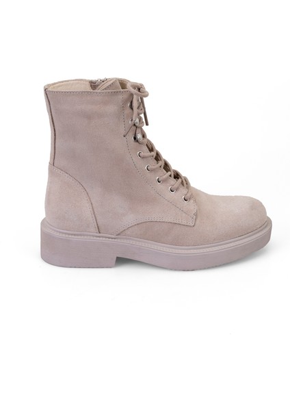 Diane Bej Kadın Fermuarlı Süet Deri Bot fiyatları