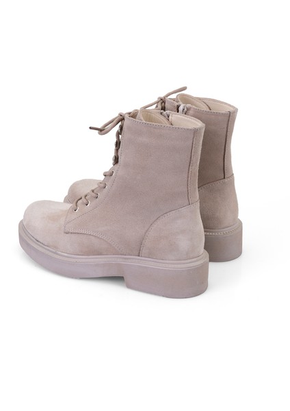 Diane Bej Kadın Fermuarlı Süet Deri Bot fırsatları