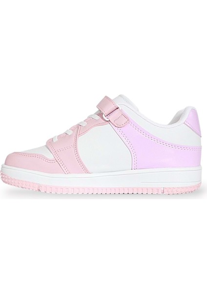 1608 Anatomik Tabanlı Unisex Çocuk ve Genç Sneakers Ayakkabı - NKT01608-BEYAZ Pembe-27 modelleri