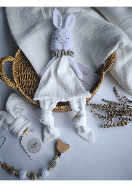 Amigurimi&müslin Uykuarkadaşı 3 Lü Set