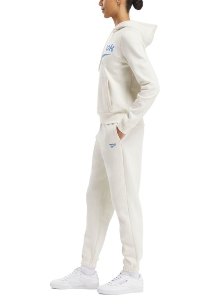 Rı Sl Fleece Jogger Bej Kadın Eşofman Altı