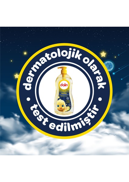 Bebek Saç ve Vücut Şampuanı 700ML Rahat ve Mutlu Pompalı (12 Li Set)