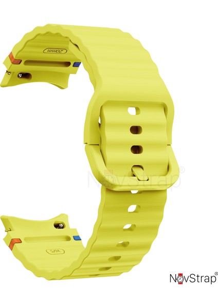 Samsung Galaxy Watch 7 Fe 6 5 4 40 44 Classic 42 43 45 46 mm ile Uyumlu Kordon Wavy Silikon fırsatları