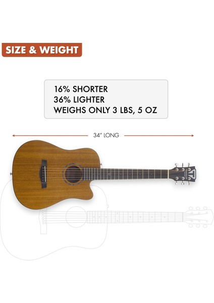 Traveler Rmmg Redlands Mini Akustik Gitar fiyatları
