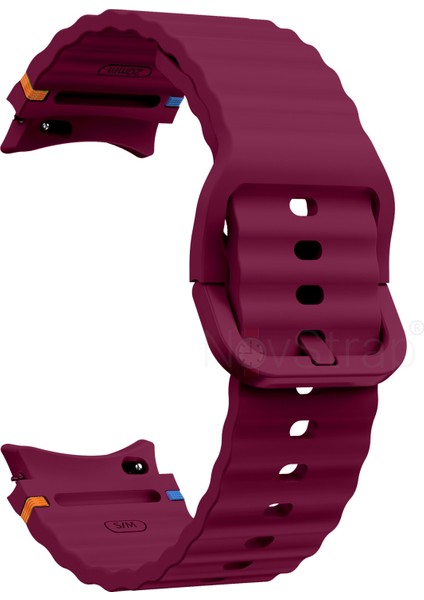 Samsung Galaxy Watch 7 Fe 6 5 4 40 44 Classic 42 43 45 46 mm ile Uyumlu Kordon Wavy Silikon fırsatları