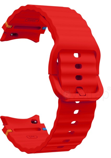 Samsung Galaxy Watch 7 Fe 6 5 4 40 44 Classic 42 43 45 46 mm ile Uyumlu Kordon Wavy Silikon fırsatları