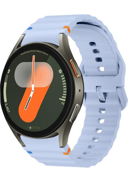 Samsung Galaxy Watch 7 Fe 6 5 4 40 44 Classic 42 43 45 46 mm ile Uyumlu Kordon Wavy Silikon
