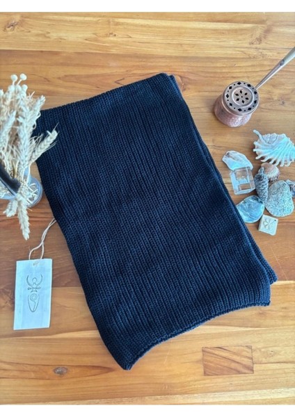 Düz Renk Lambswool Atkı