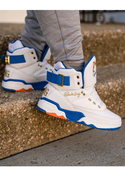 Patrick Ewing 33 Hı 10 Year Annıversary White/blue/orange/gold 46