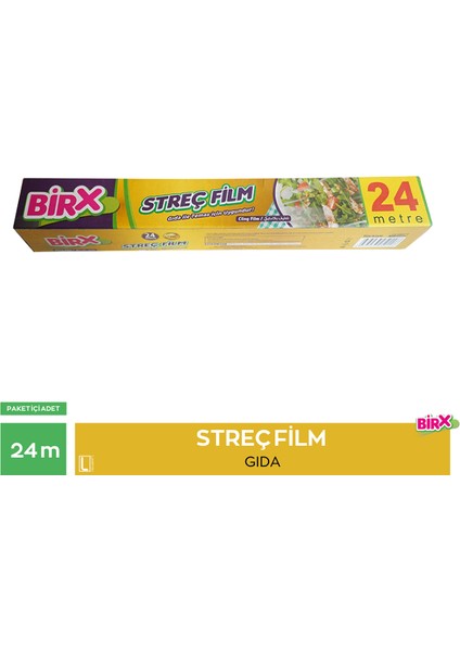 Streç Film 24 Metre Gıda Streci