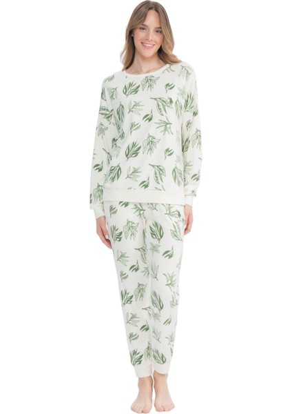17105 Kadın Yeşil Uzun Kollu Pijama Takım fiyatları