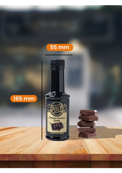 6'lı Çikolata Aromalı Kahve Şurubu 6x200 ml & Premium Blend Kahve 100 gr