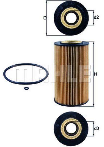 Yag Filtresi Mercedes OM628 W211 W463 W163 W220 12
