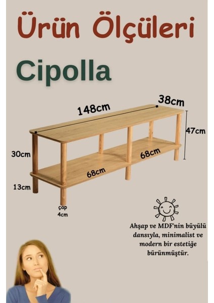 Cipolla Tv Ünitesi 150cm