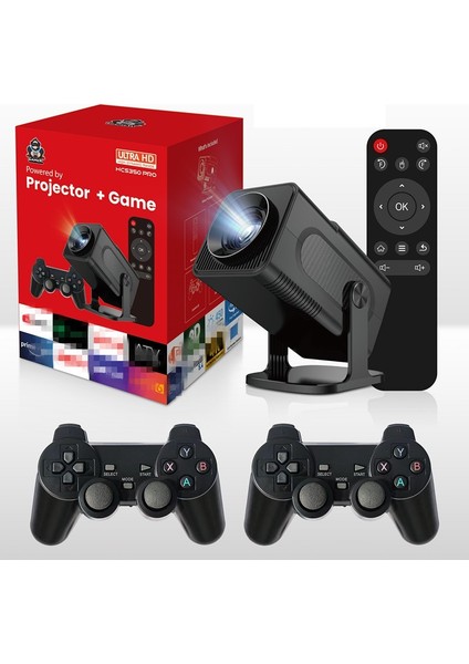 HCS350 Pro Retro Video Oyunu Konsolu Android Tv Hoparlör Ultra Set Hd