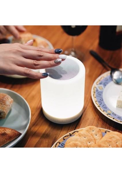 Rgb Touch Lamp Portable Speaker Led Işıklı Hoparlör Kamp Lambası Çadır Lambası Rgb Led Işıklar modelleri