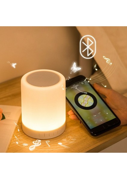 Rgb Touch Lamp Portable Speaker Led Işıklı Hoparlör Kamp Lambası Çadır Lambası Rgb Led Işıklar indirimleri