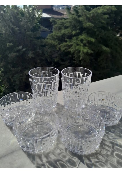 2 Adet 300 ml Polikarbon Plastik - 4 Adet 180 ml Çerezlik Polikarbon Plastik