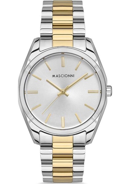 M.1.2139.03 Metal Kordonlu Metalik Renk Kadın Kol Saati